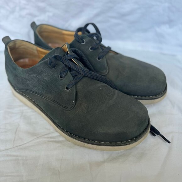 Samuel Hubbard Grey Suede Lace-Up Men's Shoes - Picture 1 of 1
